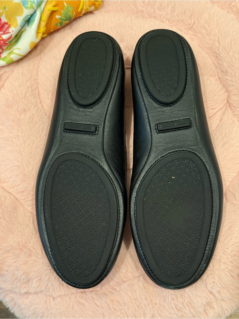 Tory Burch Minnie Travel Black Ballet Flats - Picture 5 of 7